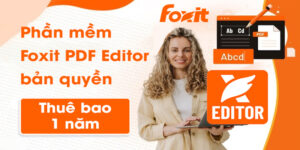 Phần mềm foxit pdf editor bản quyền thuê bao