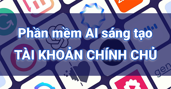 Phần mềm AI sáng tạo