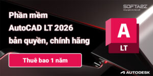 Phần mềm AutoCAD LT 2026 bản quyền 12 tháng