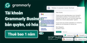 Tài khoản Grammarly Business bản quyền