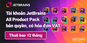 Tài khoản JetBrains All Product Pack bản quyền