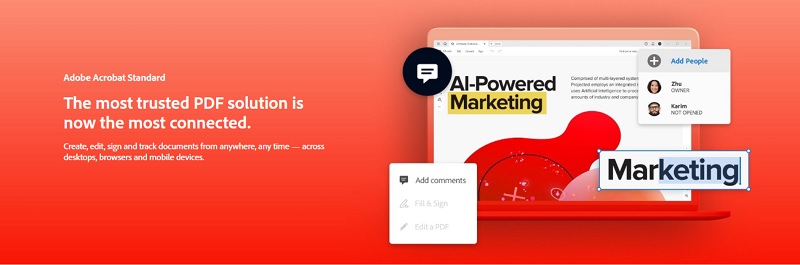 Phần mềm Adobe Acrobat Standard