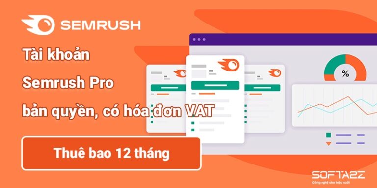 Semrush Invoice Sample Tài khoản Semrush Pro bản quyền 12 tháng, có hóa đơn VAT - SoftA2Z
