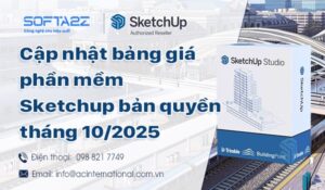 Cập nhật giá SketchUp tháng 10 2025