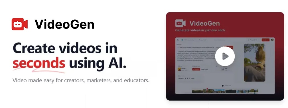 VideoGen - Công cụ tạo video từ văn bản bằng AI