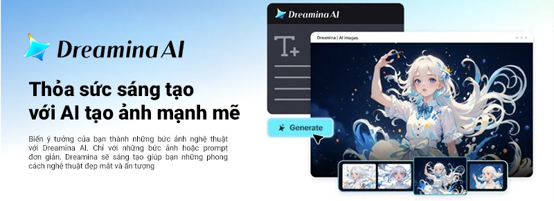 Dreamina AI - Nền tảng AI chuyên tạo ảnh và video của Capcut