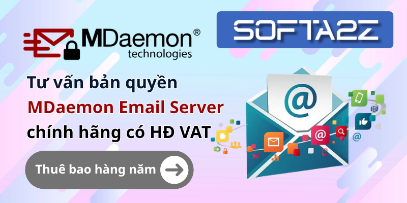 MDaemon Email Server Bản Quyền Doanh Nghiệp, Có VAT | SoftA2Z