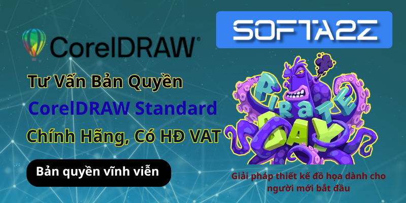 Tư vấn mua bản quyền CorelDRAW Standard có VAT - Giải pháp thiết kế đồ họa dành cho người dùng cần các công cụ thiết yếu để tạo đồ họa vector