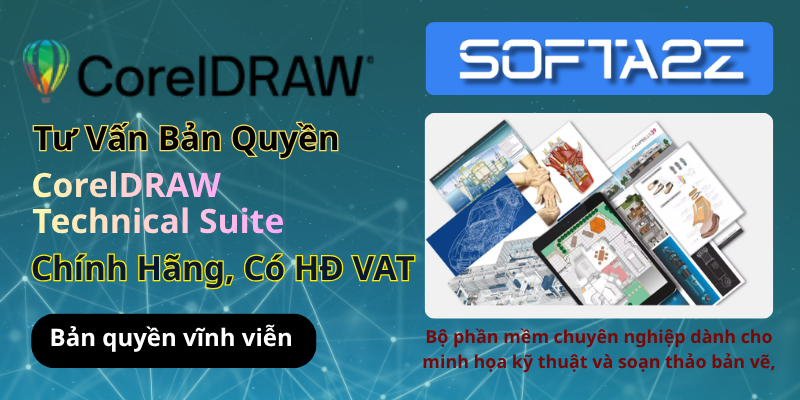 Tư vấn mua bản quyền CorelDRAW Technical Suite có VAT - Bộ phần mềm chuyên nghiệp dành cho minh họa kỹ thuật và soạn thảo bản vẽ