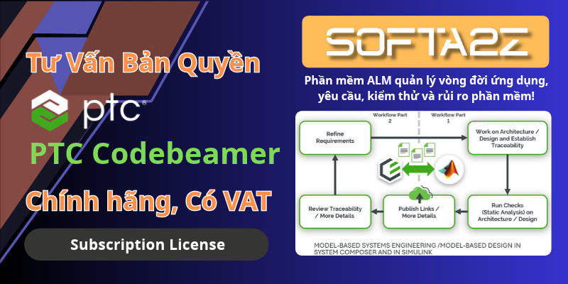 PTC Codebeamer Bản Quyền Chính Hãng Có VAT - Phần mềm ALM quản lý vòng đời ứng dụng, yêu cầu, kiểm thử và rủi ro phần mềm!