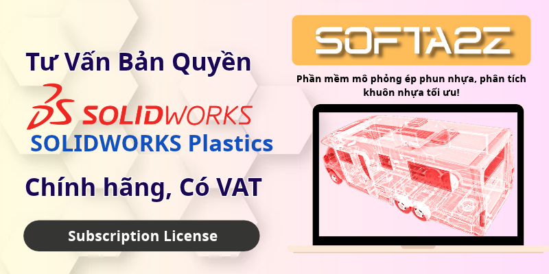 SOLIDWORKS Plastics Bản Quyền Chính Hãng Có VAT - Phần mềm mô phỏng ép phun nhựa, phân tích khuôn nhựa tối ưu!