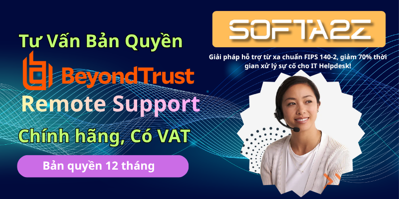 BeyondTrust Remote Support Bản Quyền Chính Hãng Có VAT - Giải pháp hỗ trợ từ xa chuẩn FIPS 140-2, giảm 70% thời gian xử lý sự cố cho IT Helpdesk!